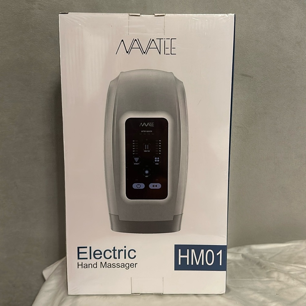 Navatiee Hand Massager Machine with Heat, color white NWT